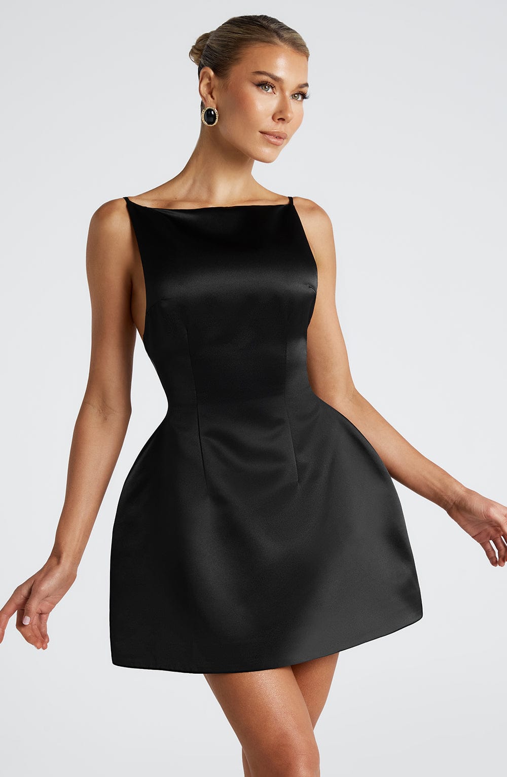 Tate Mini Dress - Black - Napalia
