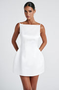 Tate Mini Dress - Ivory - Napalia