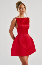 Tate Mini Dress - Red - Napalia