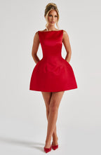 Tate Mini Dress - Red - Napalia
