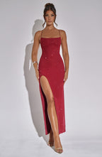 Tatum Maxi Dress - Red - Napalia