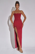 Tatum Maxi Dress - Red - Napalia
