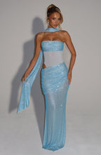 Tavia Scarf - Aqua - Napalia