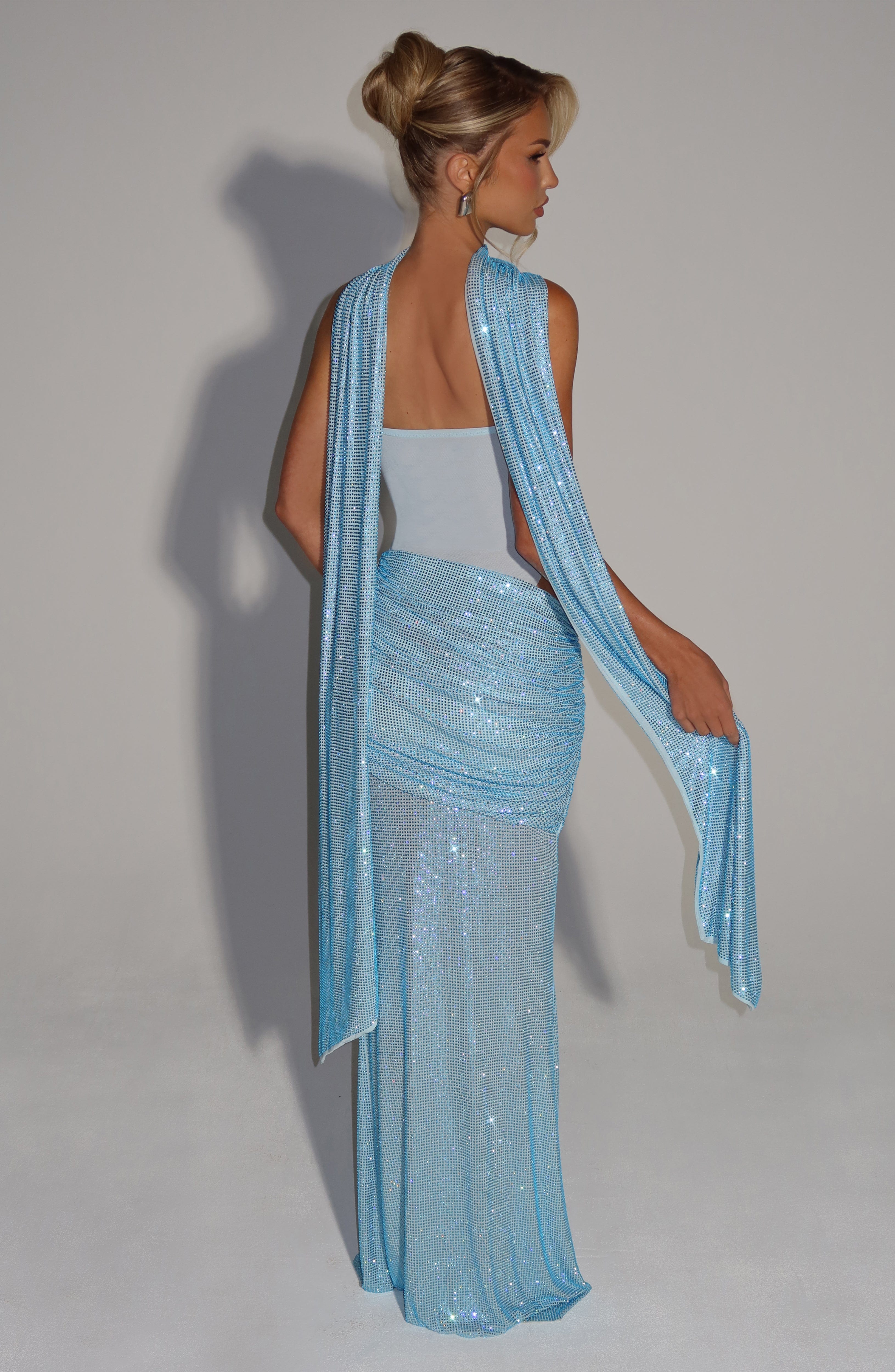 Tavia Scarf - Aqua - Napalia