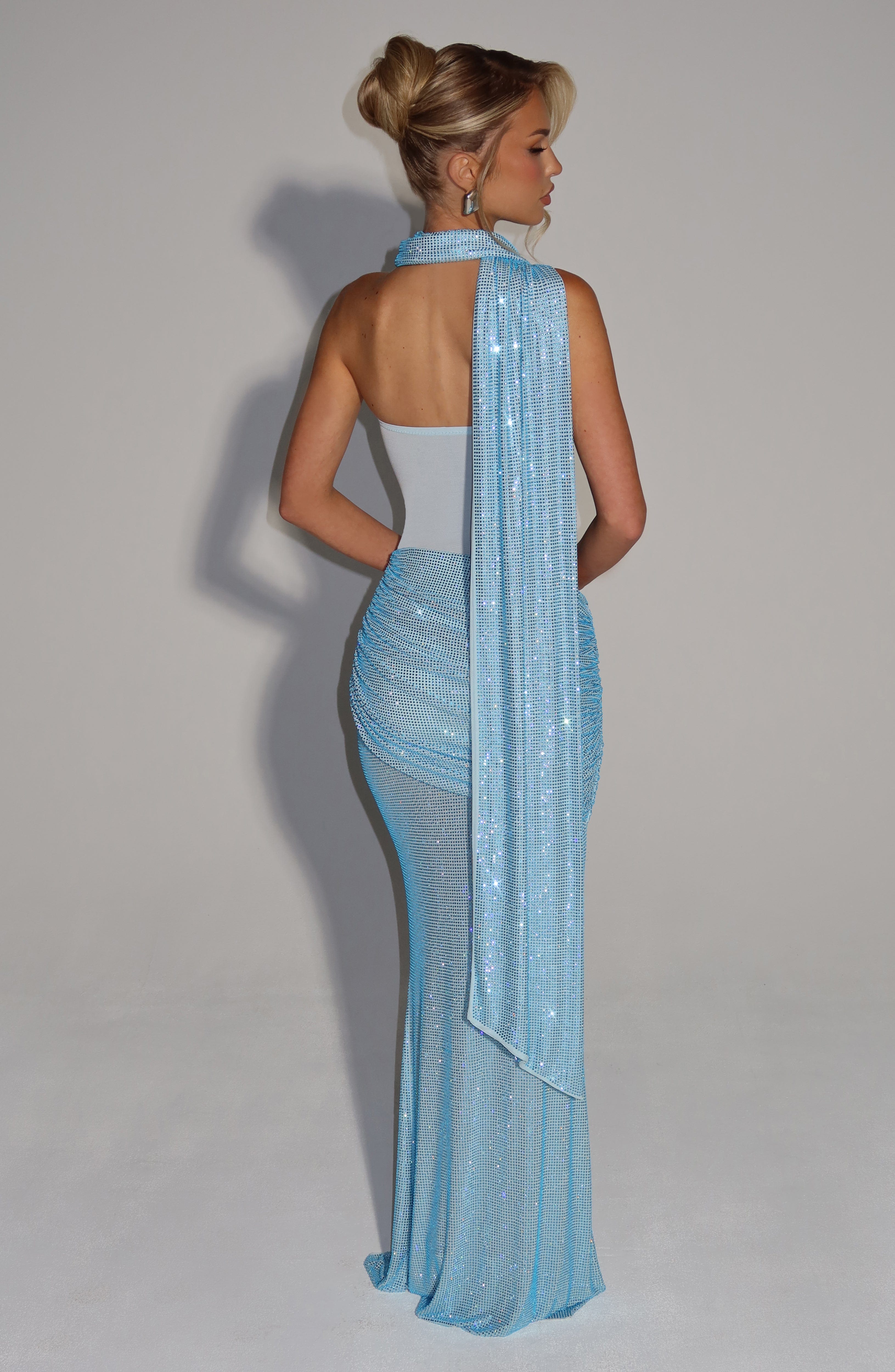 Tavia Scarf - Aqua - Napalia