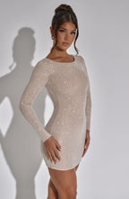 Tennesse Mini Dress - Nude - Napalia