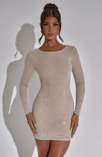 Tennesse Mini Dress - Nude - Napalia