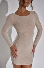 Tennesse Mini Dress - Nude - Napalia