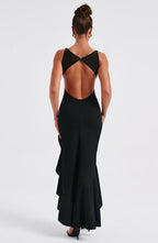 Theadora Maxi Dress - Black - Napalia