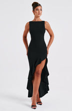 Theadora Maxi Dress - Black - Napalia