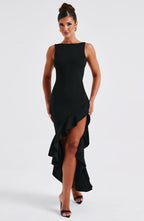 Theadora Maxi Dress - Black - Napalia
