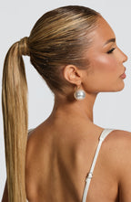 Therese Earrings - Pearl - Napalia