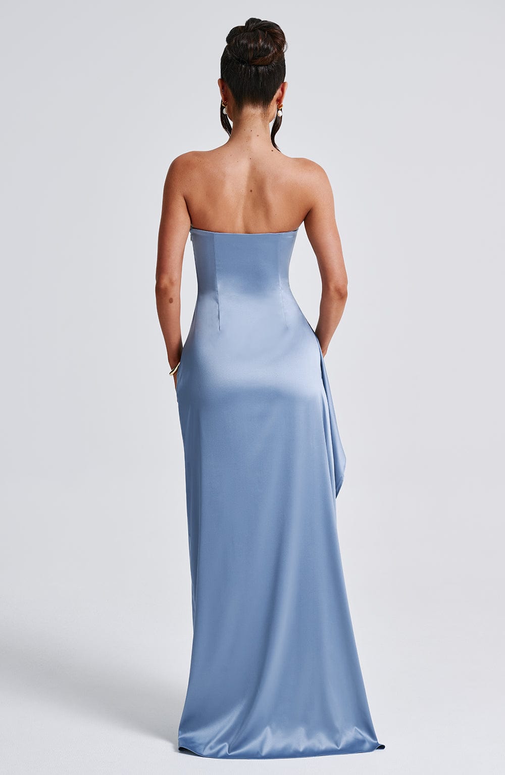 Tian Maxi Dress - Dusty Blue - Napalia