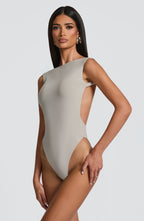 Tori Bodysuit - Light Grey - Napalia