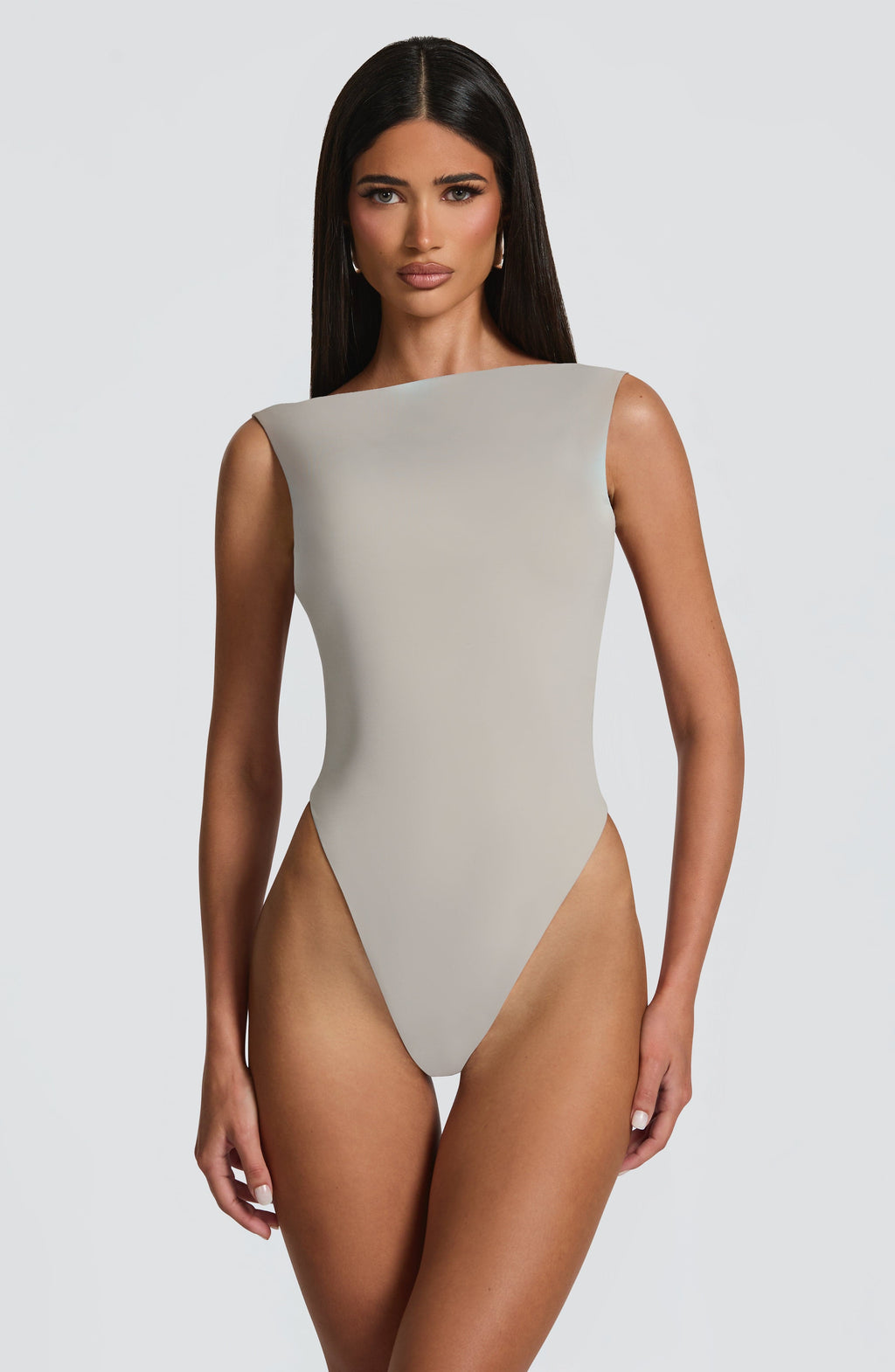 Tori Bodysuit - Light Grey - Napalia