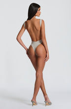 Tori Bodysuit - Light Grey - Napalia