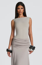 Tori Bodysuit - Light Grey - Napalia