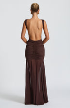 Tori Bodysuit - Plum Brown - Napalia