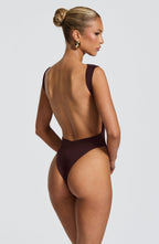 Tori Bodysuit - Plum Brown - Napalia