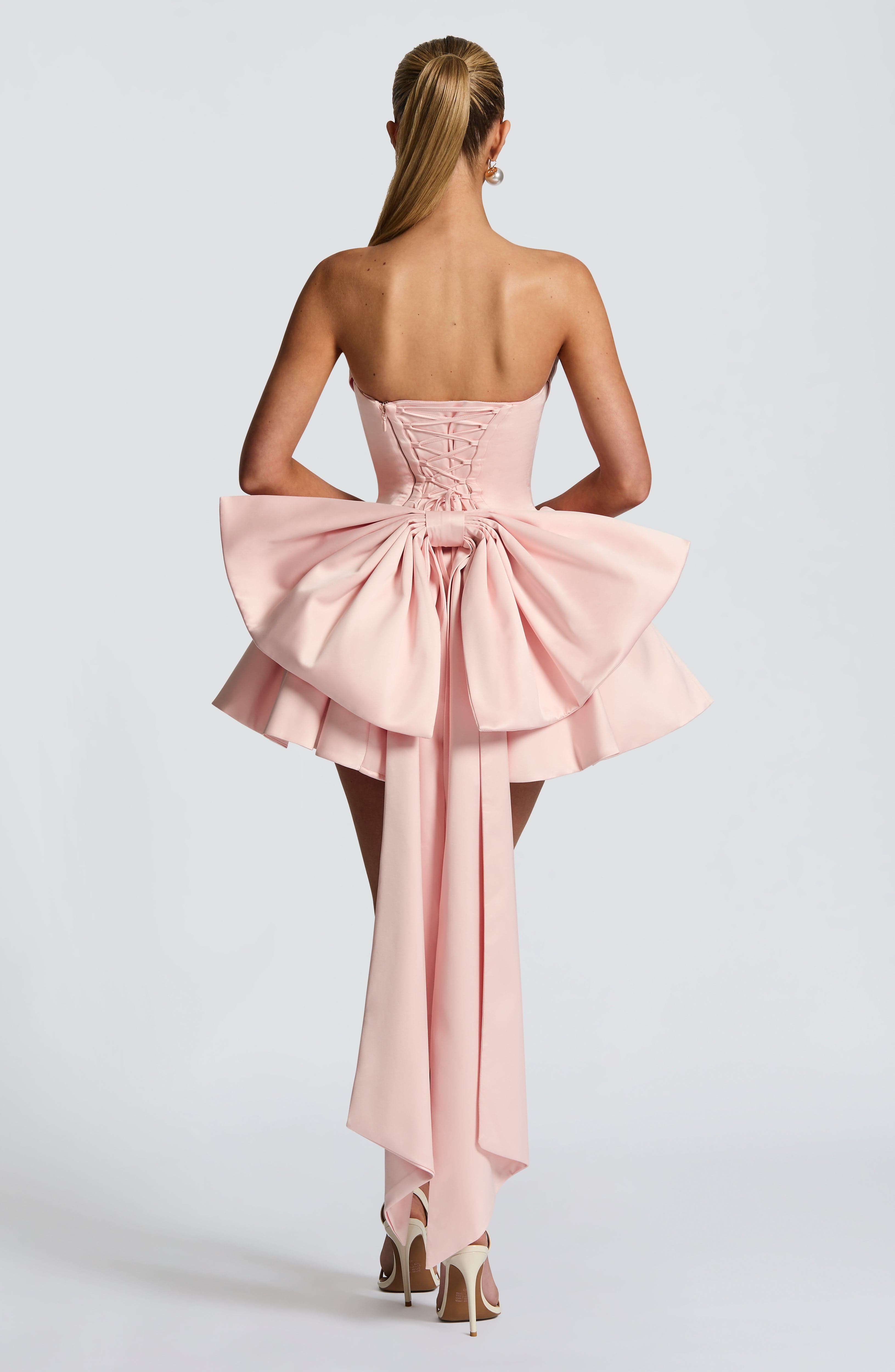 Trinity Mini Dress - Blush - Napalia