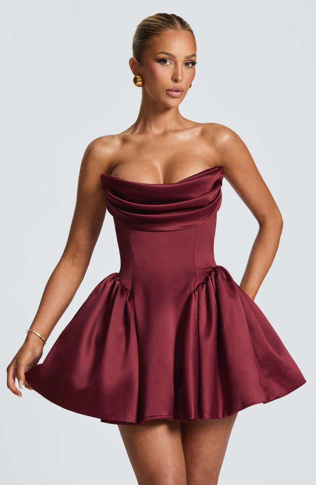 Trinity Mini Dress - Cherry Lacquer - Napalia