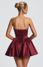 Trinity Mini Dress - Cherry Lacquer - Napalia