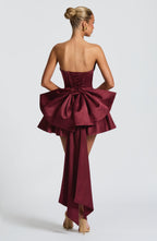 Trinity Mini Dress - Cherry Lacquer - Napalia