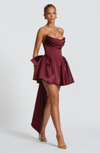 Trinity Mini Dress - Cherry Lacquer - Napalia