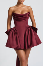 Trinity Mini Dress - Cherry Lacquer - Napalia