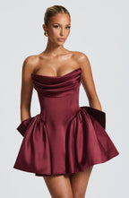 Trinity Mini Dress - Cherry Lacquer - Napalia