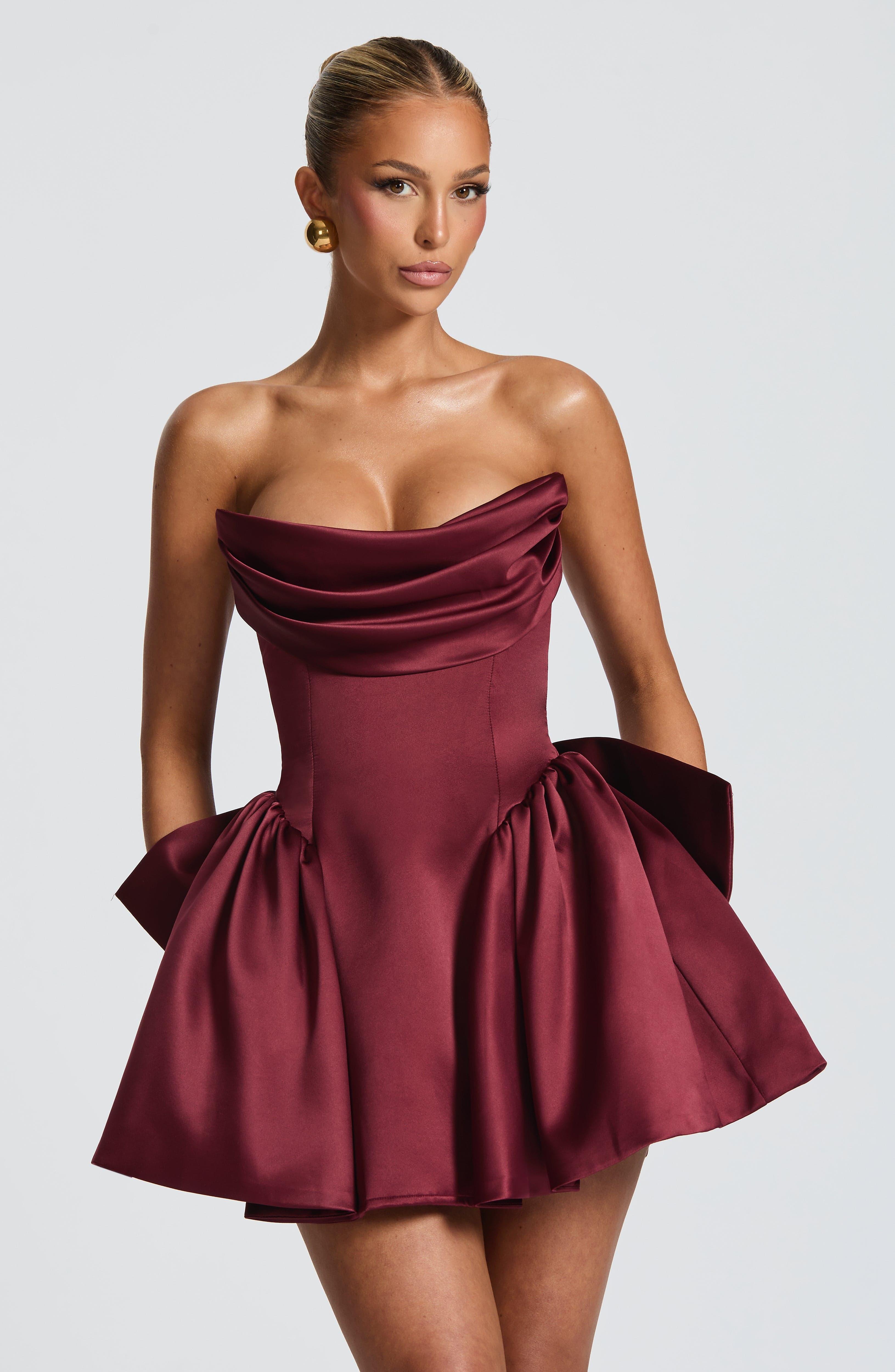 Trinity Mini Dress - Cherry Lacquer - Napalia