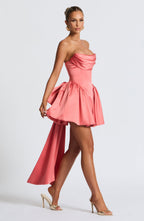 Trinity Mini Dress - Coral Pink - Napalia