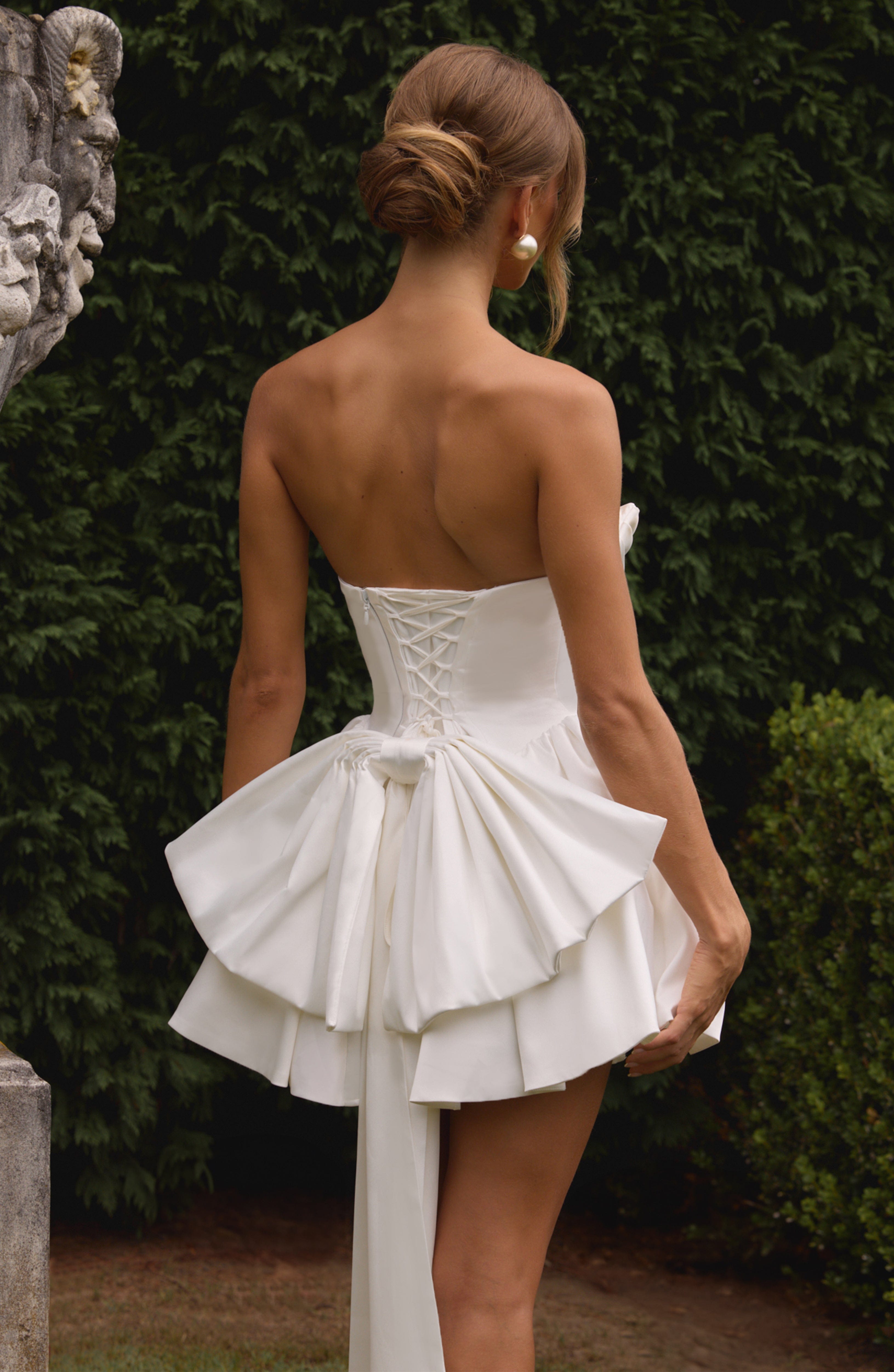 Trinity Mini Dress - Ivory - Napalia