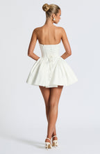 Trinity Mini Dress - Ivory - Napalia