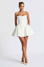 Trinity Mini Dress - Ivory - Napalia