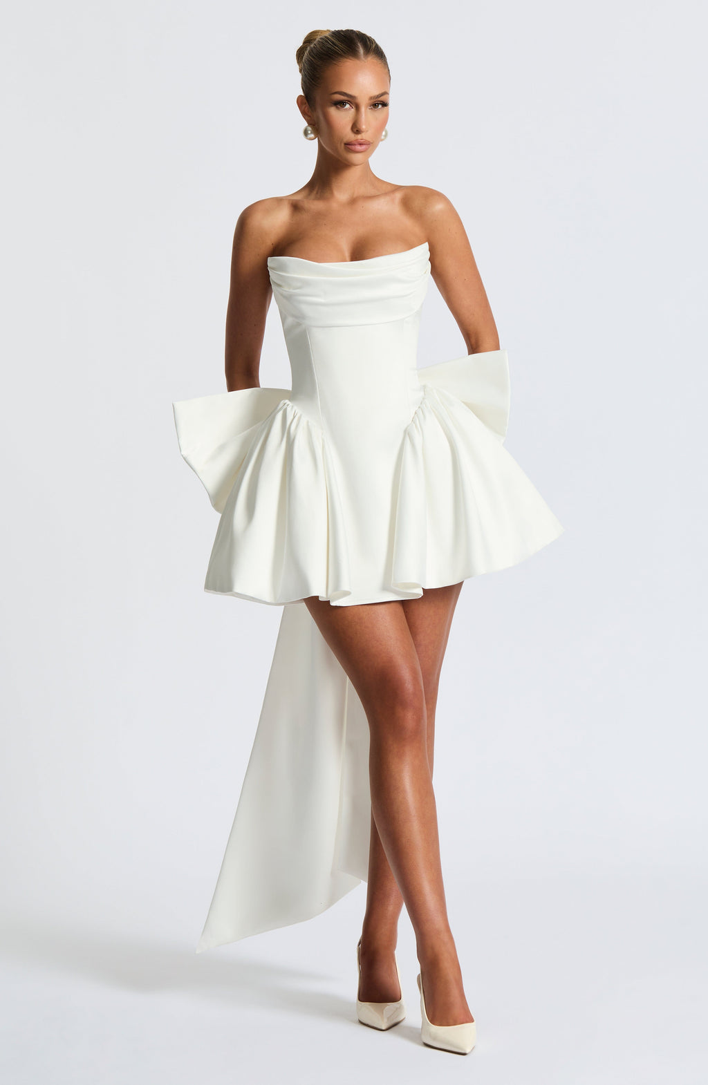 Trinity Mini Dress - Ivory - Napalia