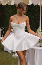 Trinity Mini Dress - Ivory - Napalia