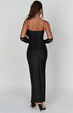 Trixie Maxi Dress - Black Sparkle - Napalia