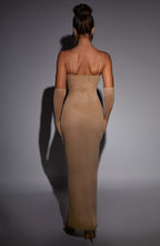 Trixie Maxi Dress - Gold Sparkle - Napalia