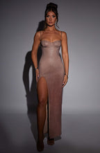 Trixie Maxi Dress - Sparkle Ombre Print - Napalia