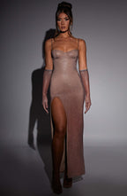 Trixie Maxi Dress - Sparkle Ombre Print - Napalia
