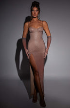 Trixie Maxi Dress - Sparkle Ombre Print - Napalia