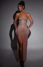 Trixie Maxi Dress - Sparkle Ombre Print - Napalia