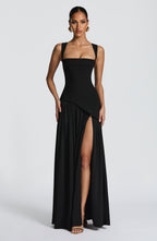 Tullulah Maxi Dress - Black - Napalia