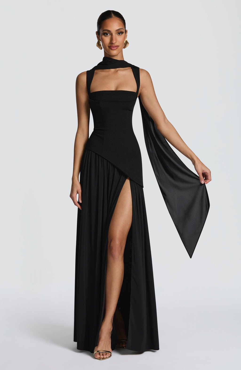 Tullulah Maxi Dress - Black - Napalia