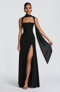 Tullulah Maxi Dress - Black - Napalia