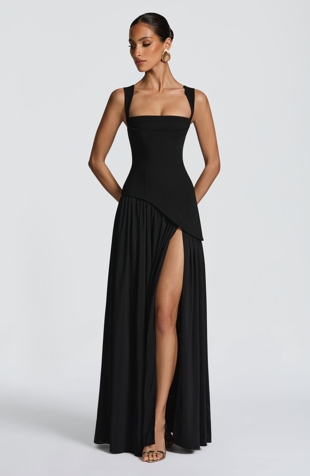 Tullulah Maxi Dress - Black - Napalia