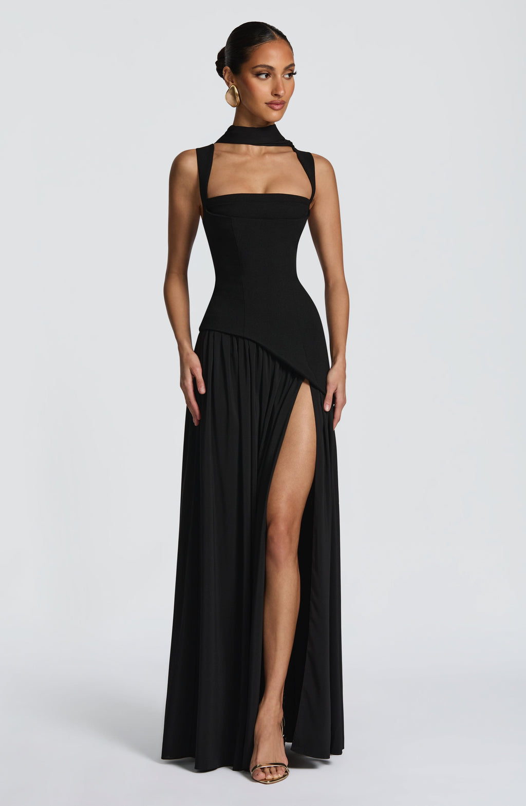 Tullulah Maxi Dress - Black - Napalia