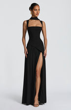 Tullulah Maxi Dress - Black - Napalia