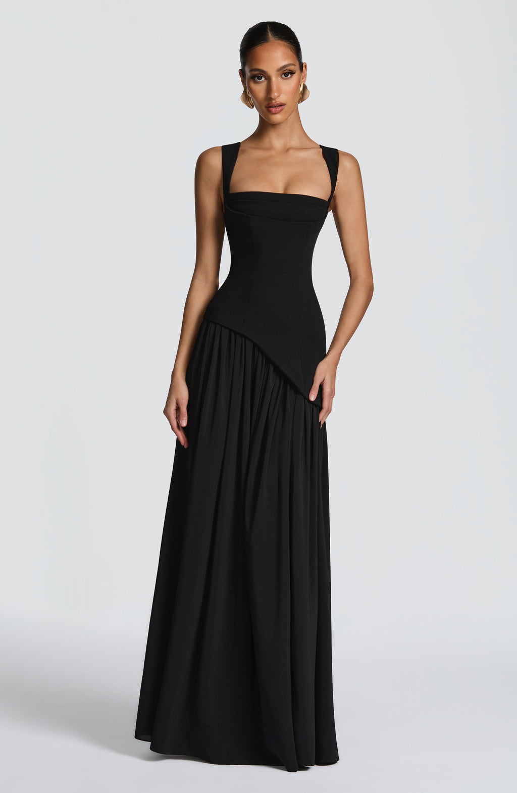 Tullulah Maxi Dress - Black - Napalia